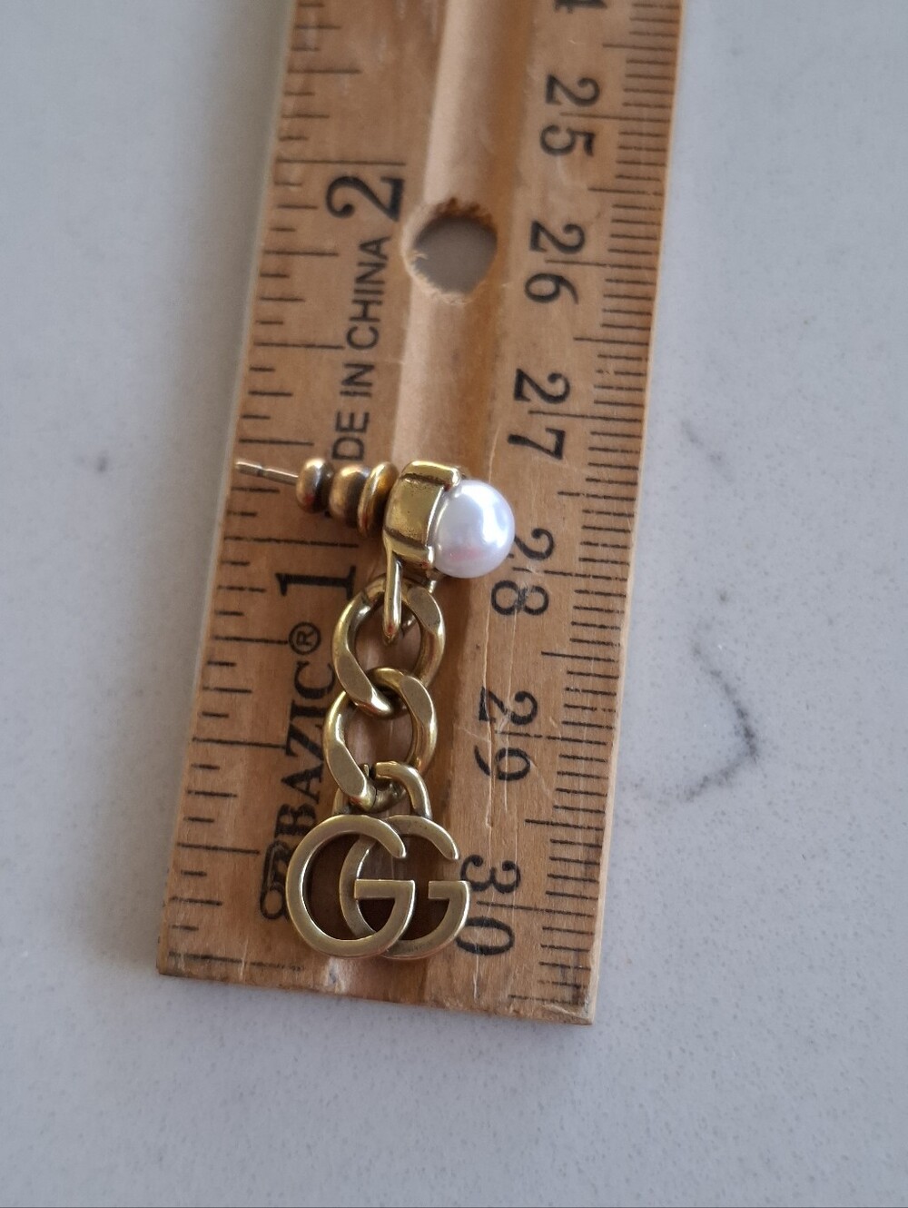 Auth.Gucci Earr.& Mirror Set - Picture 6 of 6
